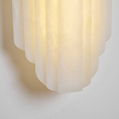 Estelle Alabaster Wall Sconce - Elegant Design with Soft Glow Lighting