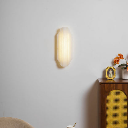 Estelle Alabaster Wall Sconce - Elegant Design with Soft Glow Lighting