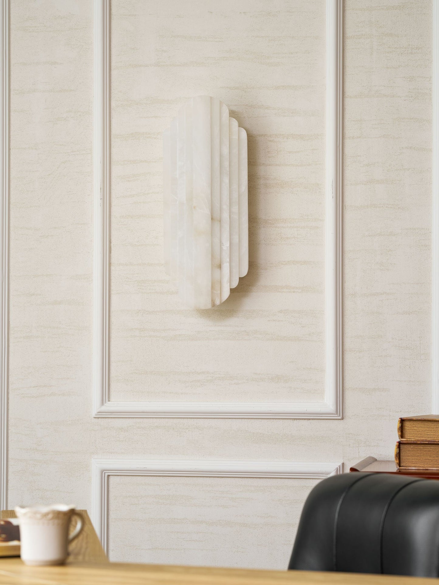 Estelle Alabaster Wall Sconce - Elegant Design with Soft Glow Lighting