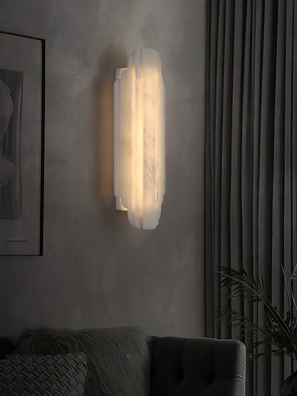 Estelle Alabaster Wall Sconce - Elegant Design with Soft Glow Lighting