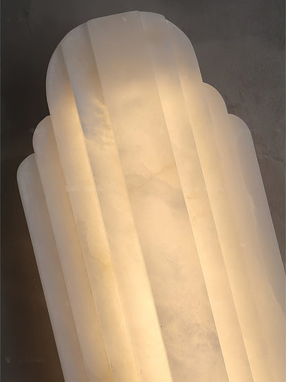 Estelle Alabaster Wall Sconce - Elegant Design with Soft Glow Lighting