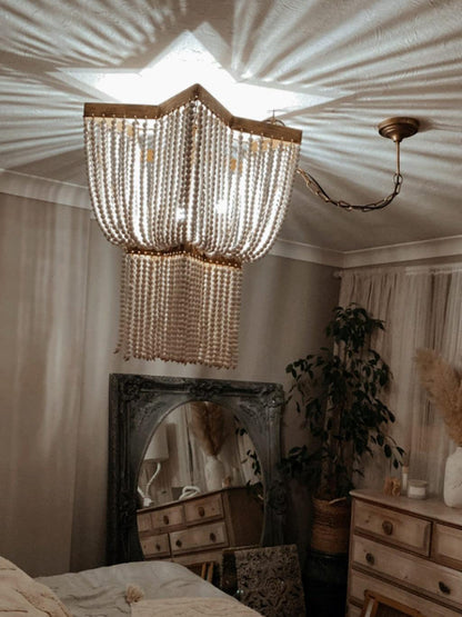 Estrella Chandelier - Elegant Lighting with Adjustable Brightness & Cr