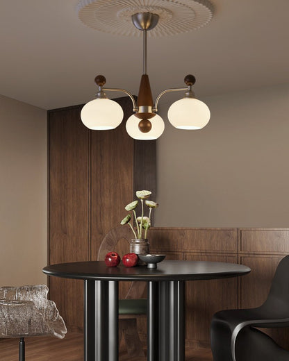 Ethereal Orbit Chandelier - Modern Design with Adjustable Brightness