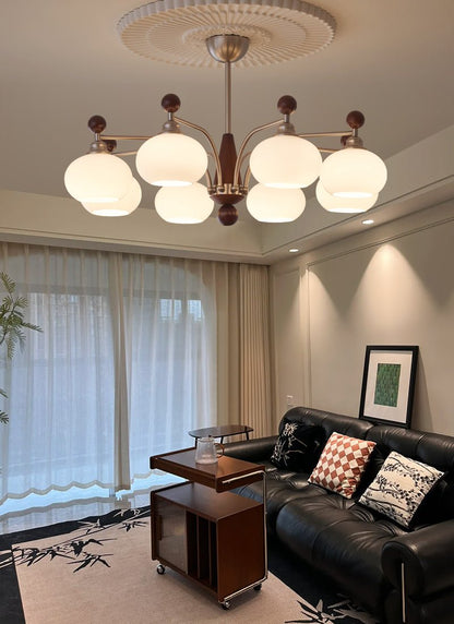 Ethereal Orbit Chandelier - Modern Design with Adjustable Brightness