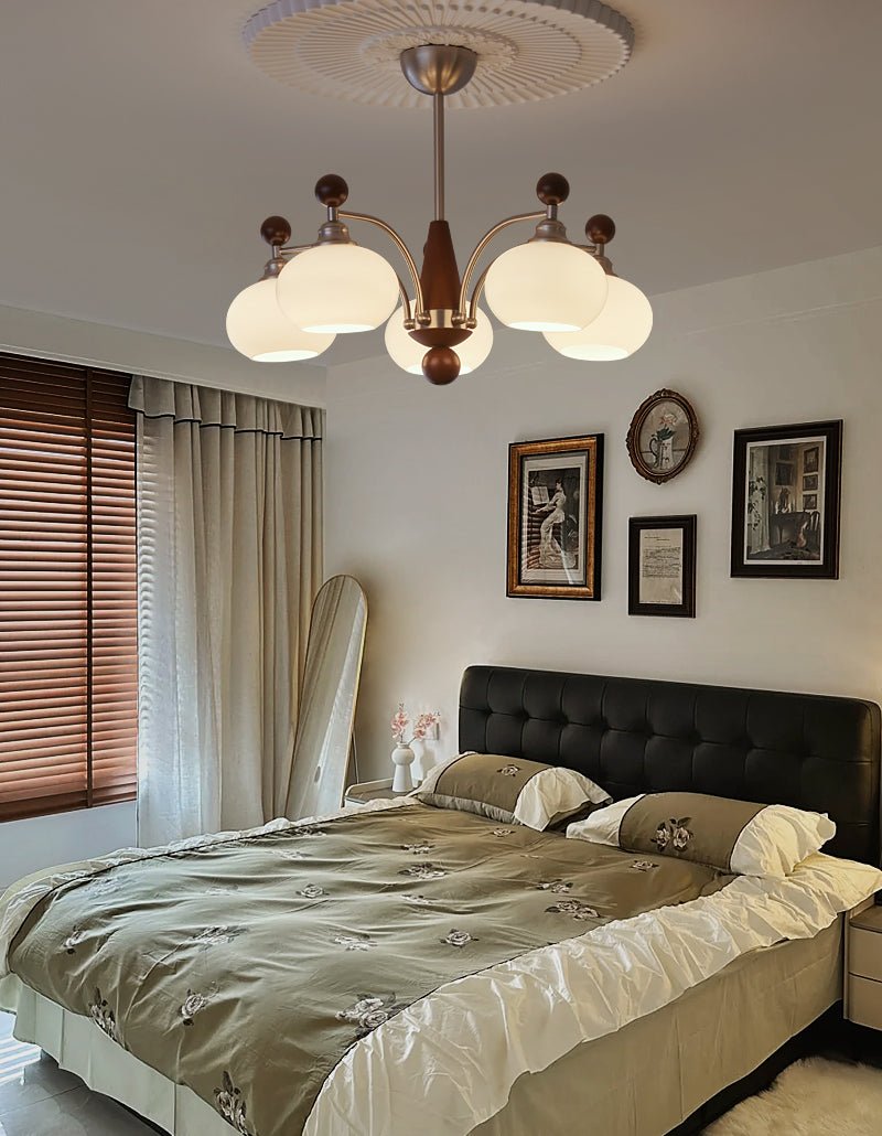 Ethereal Orbit Chandelier - Modern Design with Adjustable Brightness