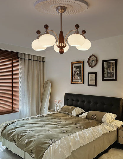 Ethereal Orbit Chandelier - Modern Design with Adjustable Brightness
