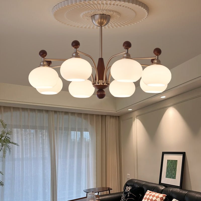 Ethereal Orbit Chandelier - Modern Design with Adjustable Brightness