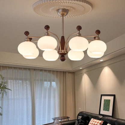 Ethereal Orbit Chandelier - Modern Design with Adjustable Brightness