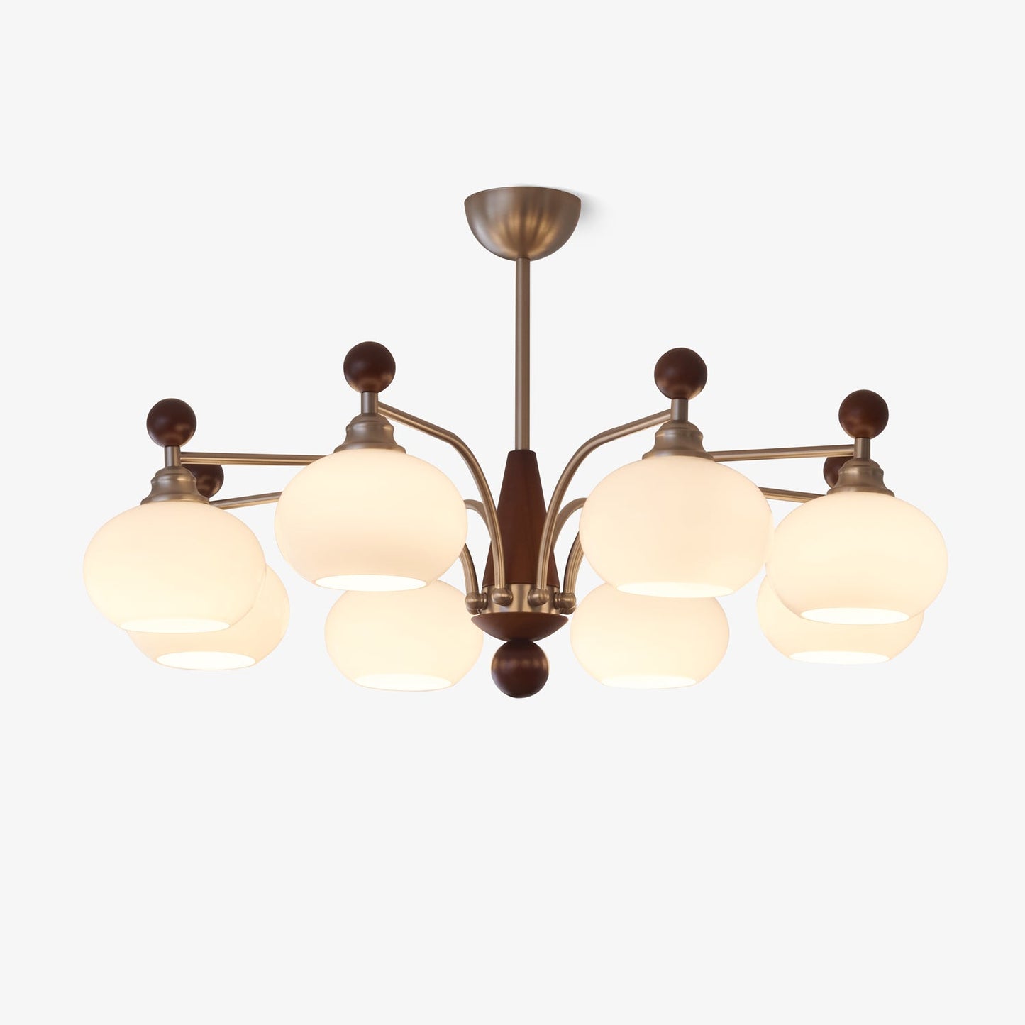 Ethereal Orbit Chandelier - Modern Design with Adjustable Brightness