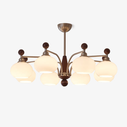 Ethereal Orbit Chandelier - Modern Design with Adjustable Brightness