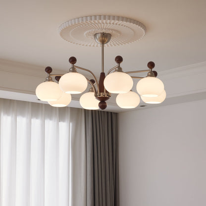 Ethereal Orbit Chandelier - Modern Design with Adjustable Brightness