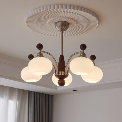 Ethereal Orbit Chandelier - Modern Design with Adjustable Brightness