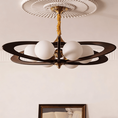 Evadra Celeste Chandelier - Elegant Design with Adjustable Height & LE