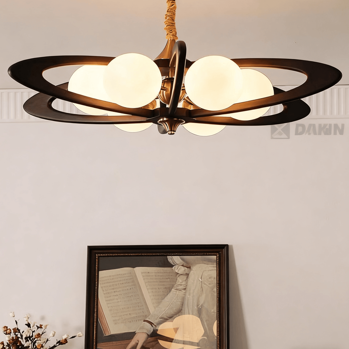 Evadra Celeste Chandelier - Elegant Design with Adjustable Height & LE