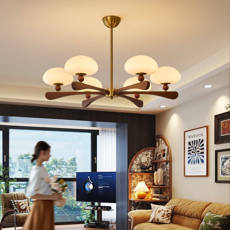 Evander Ray Chandelier - Elegant Lighting Fixture with Adjustable Heig