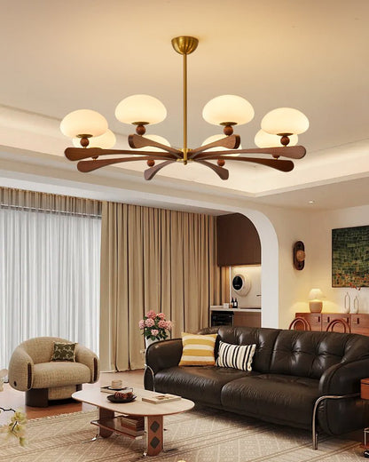 Evander Ray Chandelier - Elegant Lighting Fixture with Adjustable Heig
