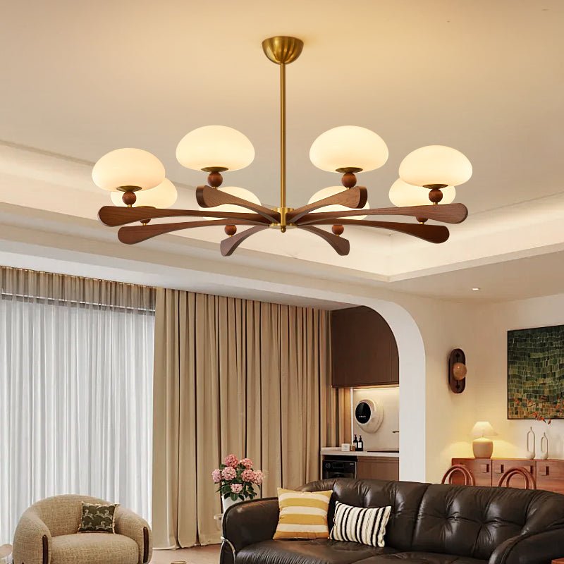 Evander Ray Chandelier - Elegant Lighting Fixture with Adjustable Heig