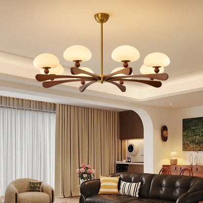 Evander Ray Chandelier - Elegant Lighting Fixture with Adjustable Heig
