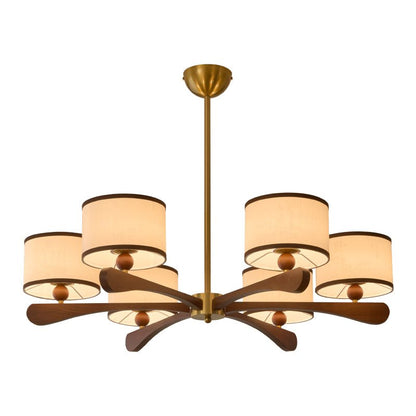 Evander Ray Chandelier - Elegant Lighting Fixture with Adjustable Heig