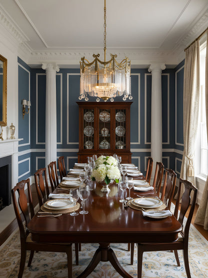 Evangeline Crystal Chandelier - Elegant Design with Dimmable Lighting