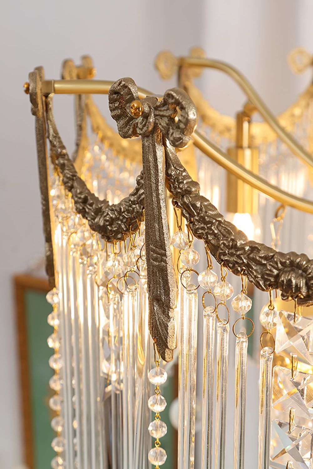 Evangeline Crystal Chandelier - Elegant Design with Dimmable Lighting