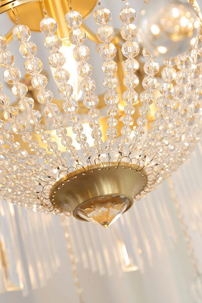 Evangeline Crystal Chandelier - Elegant Design with Dimmable Lighting