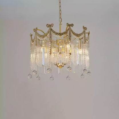 Evangeline Crystal Chandelier - Elegant Design with Dimmable Lighting
