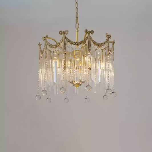 Evangeline Crystal Chandelier - Elegant Design with Dimmable Lighting
