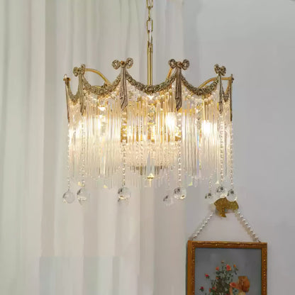 Evangeline Crystal Chandelier - Elegant Design with Dimmable Lighting
