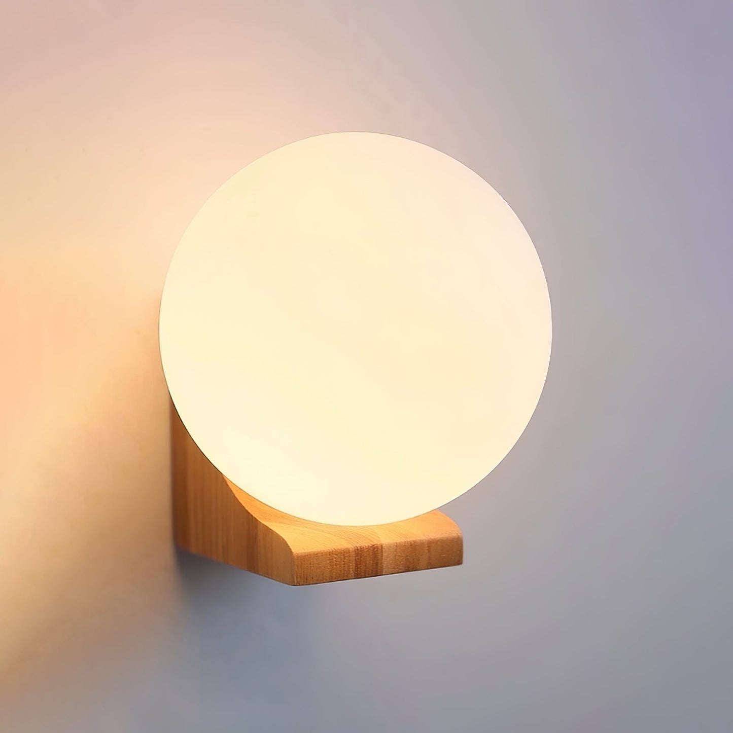 Evelyn Orb Wall Lamp - Adjustable Brightness & Modern Design