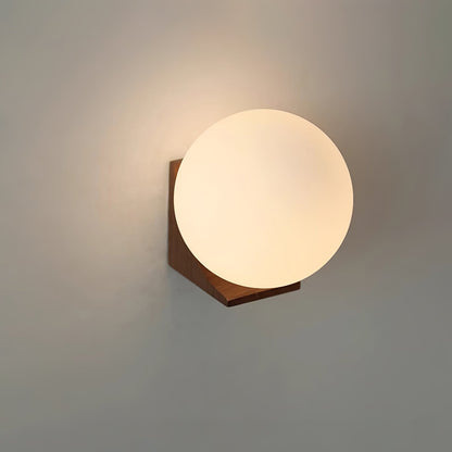 Evelyn Orb Wall Lamp - Adjustable Brightness & Modern Design