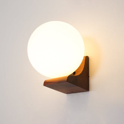 Evelyn Orb Wall Lamp - Adjustable Brightness & Modern Design