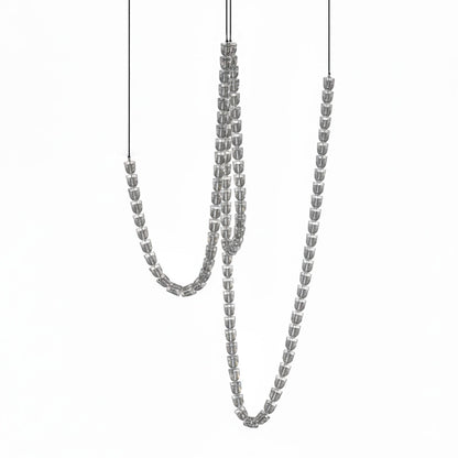 Gabriel Chrome Chandelier - Elegant Design with Adjustable Height & LE
