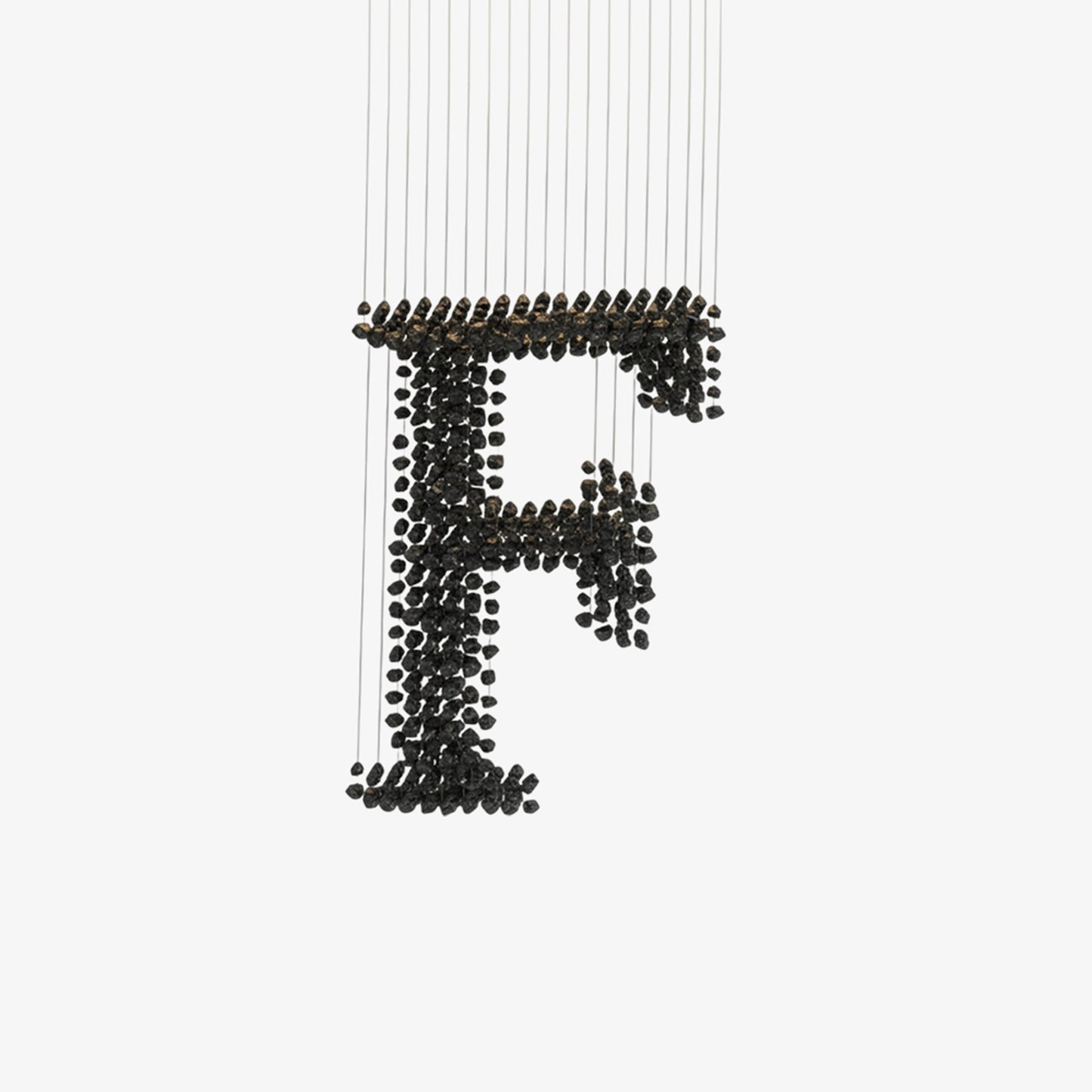 Elegant Charcoal Chandeliers - Adjustable Height, Energy Efficient Lig