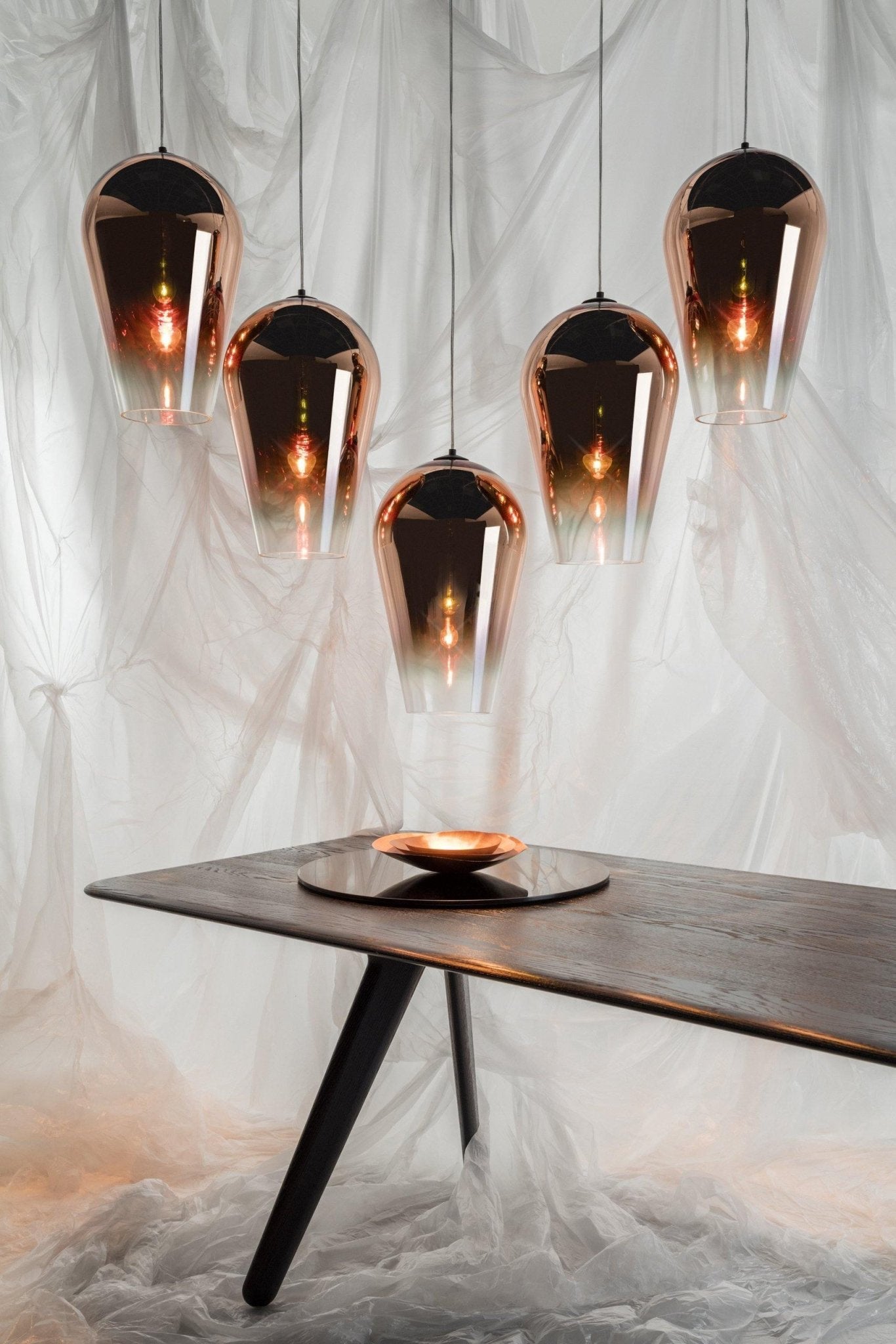 Fade Pendant Lamp - Adjustable Height, Soft LED Light for Ambient Glow