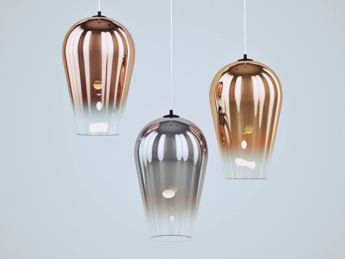 Fade Pendant Lamp - Adjustable Height, Soft LED Light for Ambient Glow