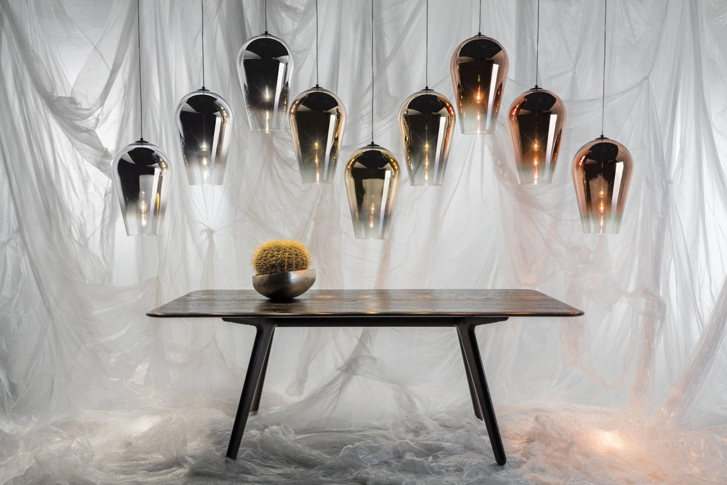 Fade Pendant Lamp - Adjustable Height, Soft LED Light for Ambient Glow