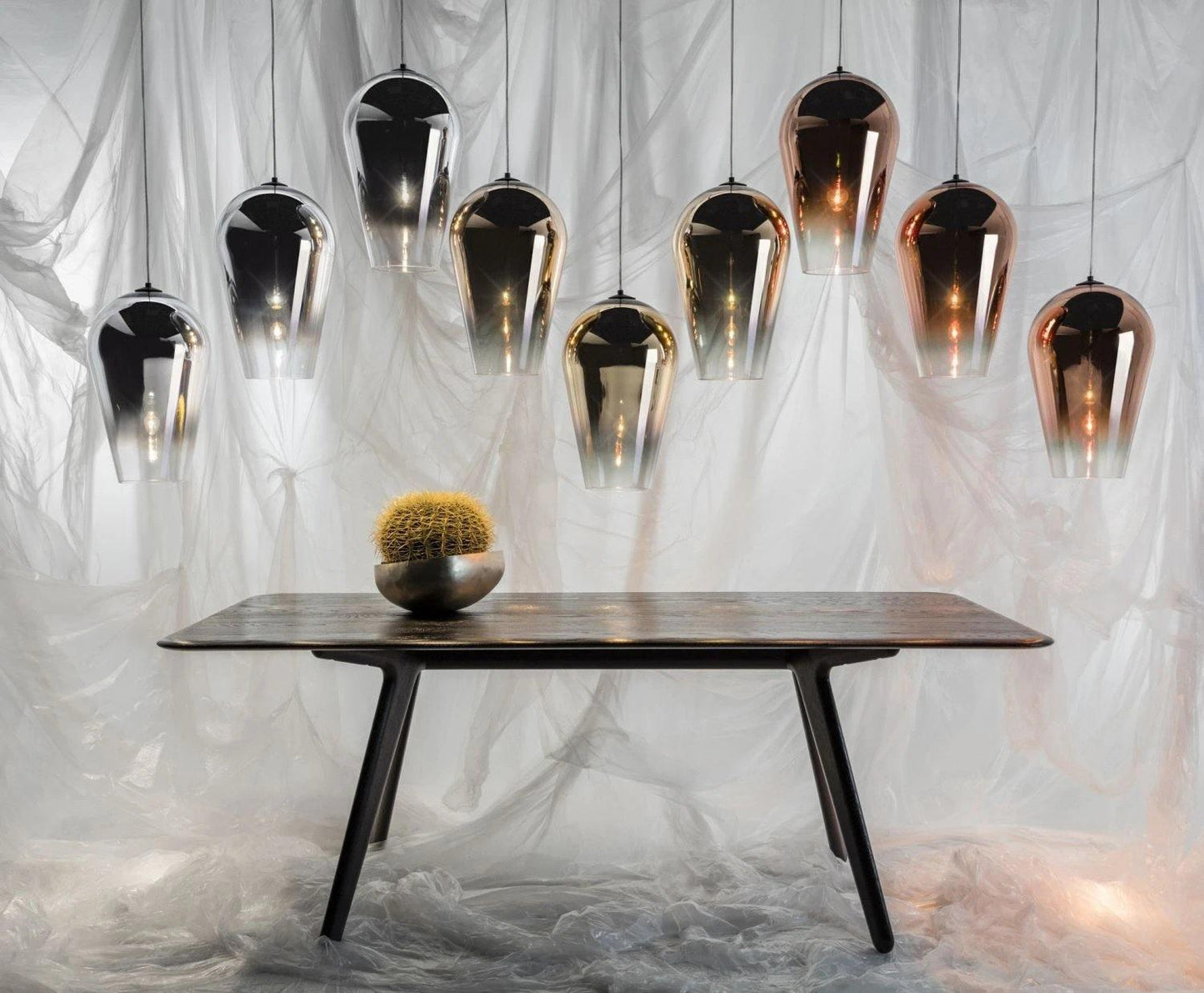 Fade Pendant Lamp - Adjustable Height, Soft LED Light for Ambient Glow