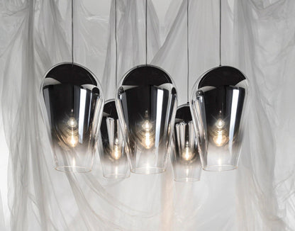 Fade Pendant Lamp - Adjustable Height, Soft LED Light for Ambient Glow