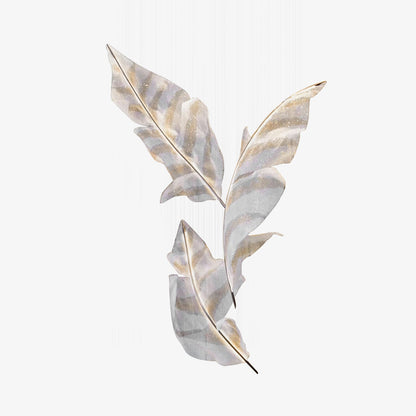 Falling Leaves Glass Chandelier - Elegant Design with Adjustable Heigh