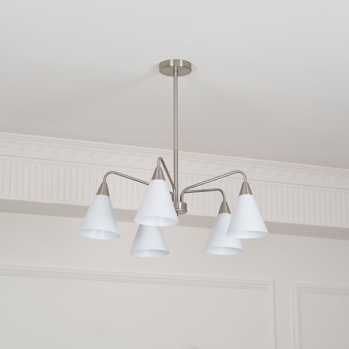 Elegant Cono Chandelier - Adjustable Brightness & Energy Efficient Des