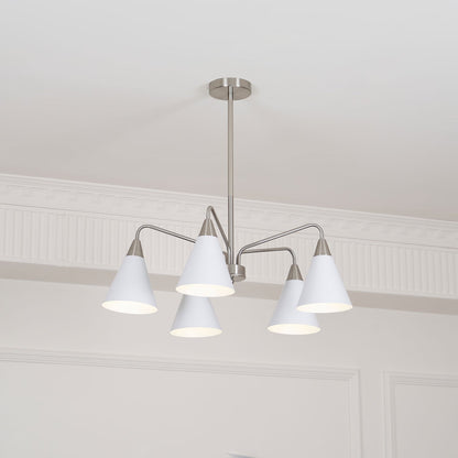 Elegant Cono Chandelier - Adjustable Brightness & Energy Efficient Des