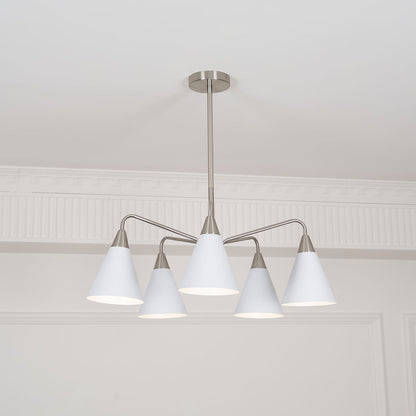 Elegant Cono Chandelier - Adjustable Brightness & Energy Efficient Des