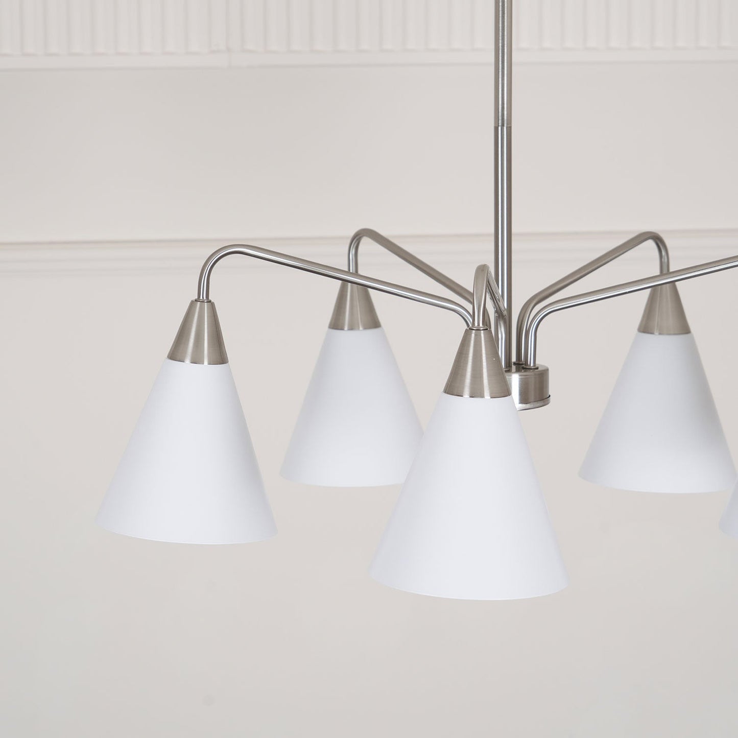 Elegant Cono Chandelier - Adjustable Brightness & Energy Efficient Des