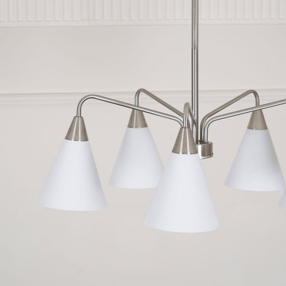 Elegant Cono Chandelier - Adjustable Brightness & Energy Efficient Des