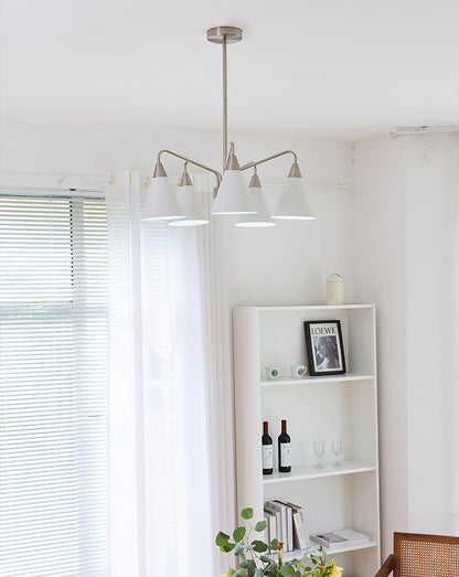 Elegant Cono Chandelier - Adjustable Brightness & Energy Efficient Des