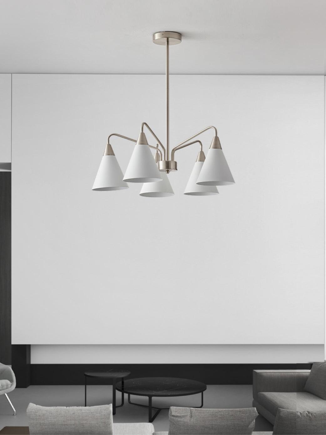 Elegant Cono Chandelier - Adjustable Brightness & Energy Efficient Des