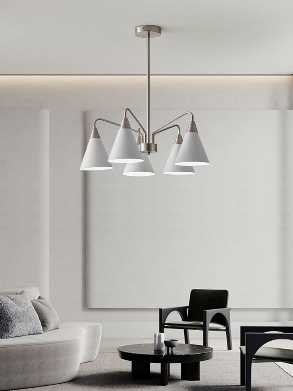 Elegant Cono Chandelier - Adjustable Brightness & Energy Efficient Des