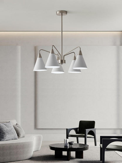 Elegant Cono Chandelier - Adjustable Brightness & Energy Efficient Des