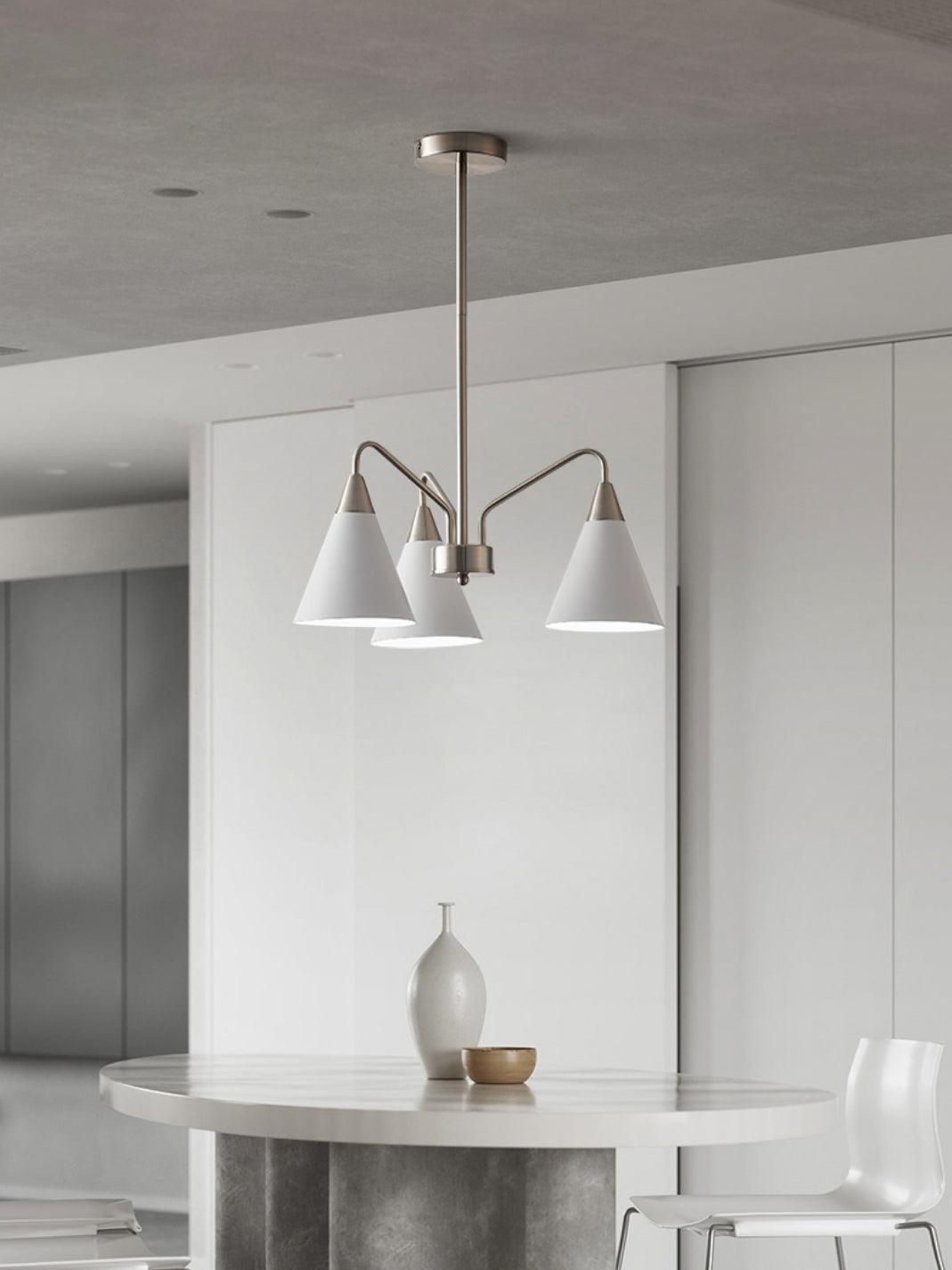 Elegant Cono Chandelier - Adjustable Brightness & Energy Efficient Des